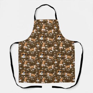 Shelties Shetland Sheepdog Collie Dog Paw Print A Apron