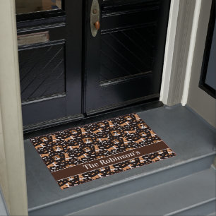 Shelties Shetland Sheepdog Dog Collie Personalized Doormat