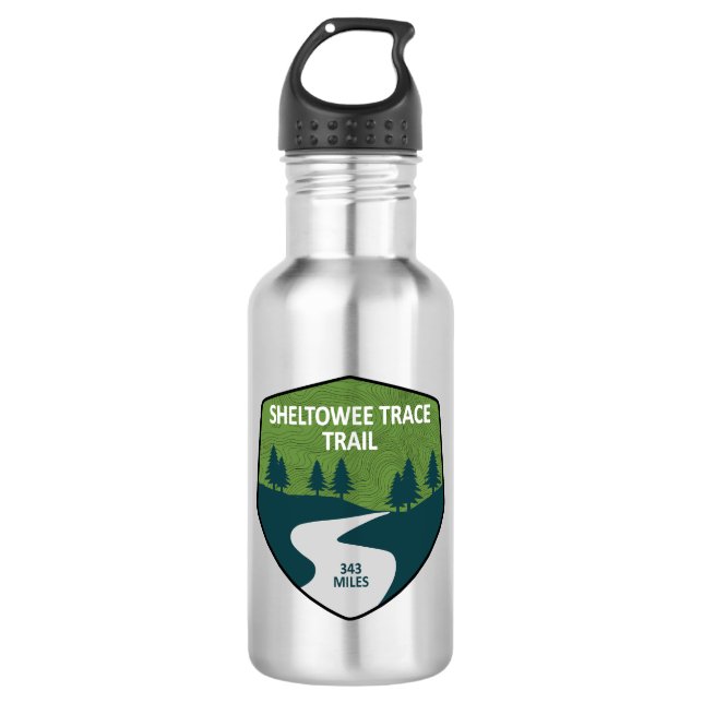 Sheltowee Trace Trail Kentucky Tennessee 532 Ml Water Bottle (Front)