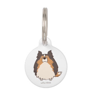 Shelty "Sheltama" <Name and Telephone> Pet Tag