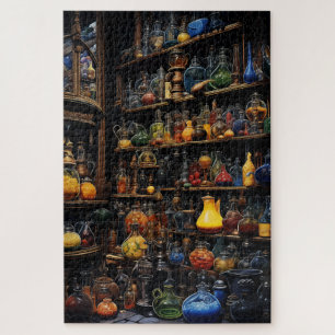 Shelves of Potion Bottles Jigsaw Puzzle