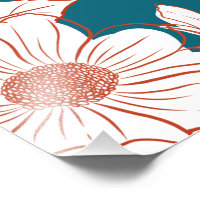 Shema Israel in Hebrew | Jewish Prayer Flower Art
