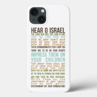 Shema prayer iPhone 13 case