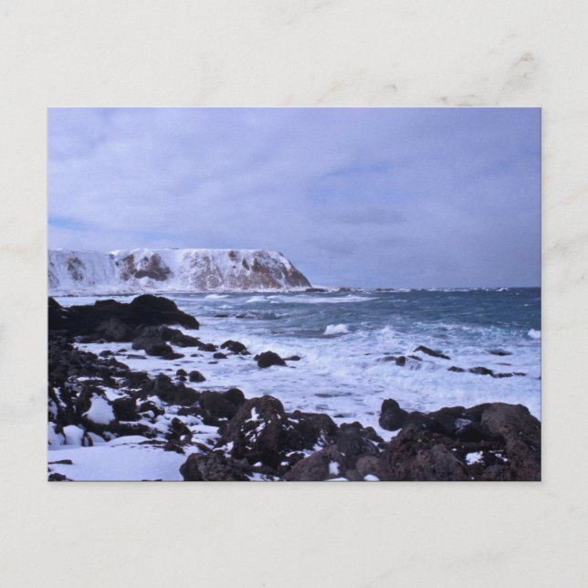 Shemya island Cable Bowl N shore Postcard (Front)