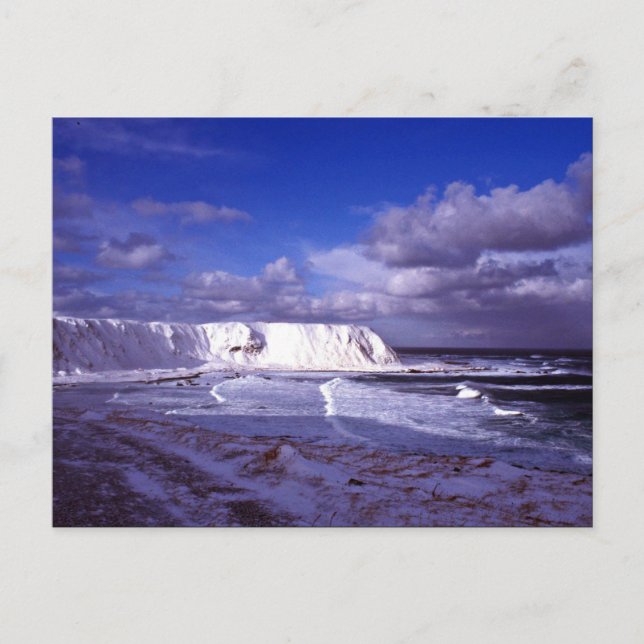 Shemya Island Cable Bowl View west Postcard (Front)