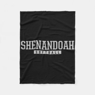 Shenandoah High School Softll  Fleece Blanket