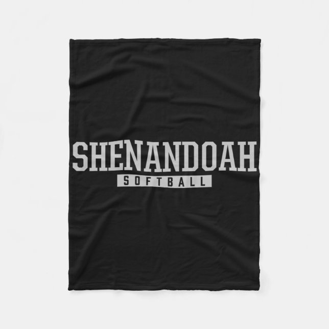 Shenandoah High School Softll  Fleece Blanket (Front)