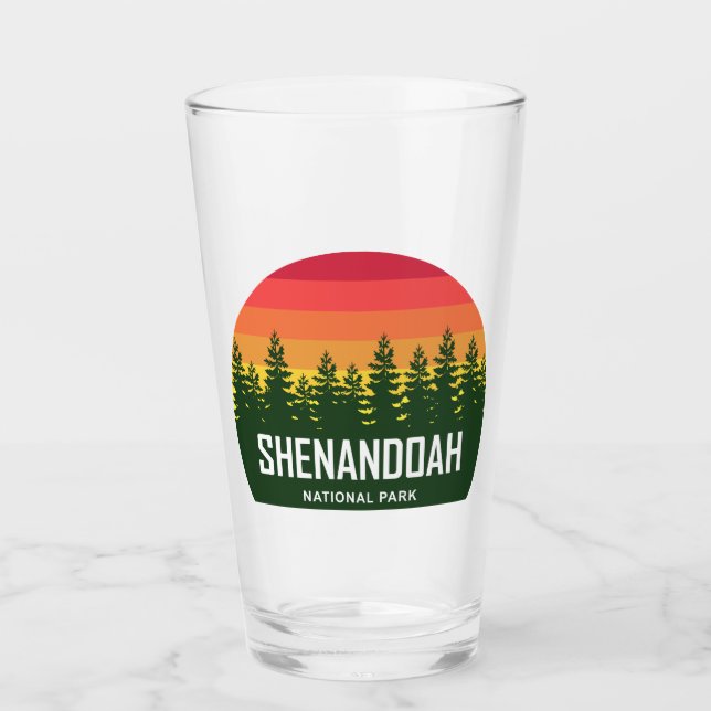Shenandoah National Park Glass (Front)