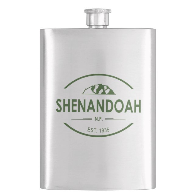 Shenandoah National Park Hip Flask (Front)