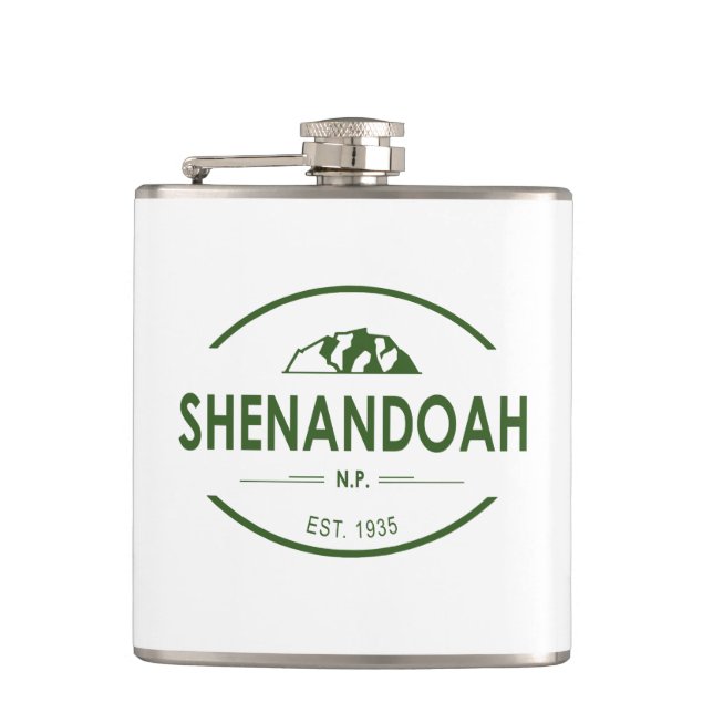 Shenandoah National Park Hip Flask (Front)