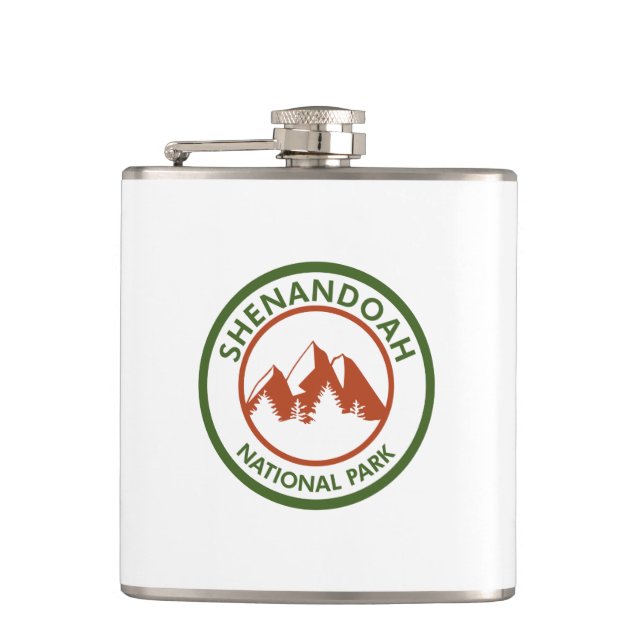 Shenandoah National Park Hip Flask (Front)