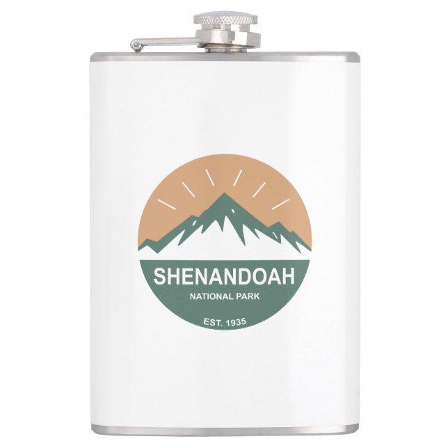 Shenandoah National Park Hip Flask (Front)