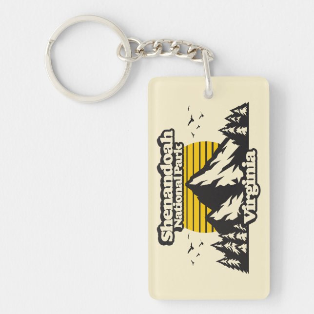 Shenandoah National Park Key Ring (Front)