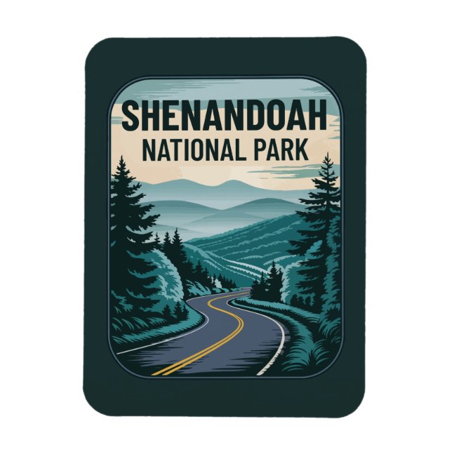 Shenandoah National Park Landscape Magnet (Vertical)