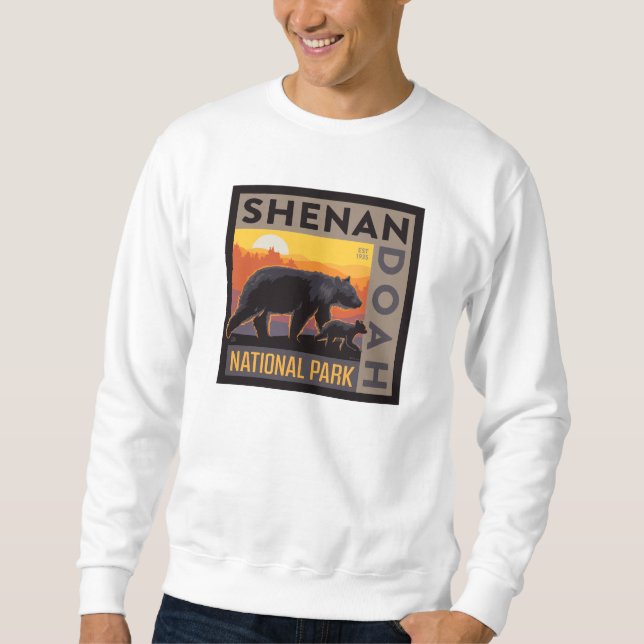 Shenandoah National Park | Mama Bear & Cubs Sweatshirt (Front)