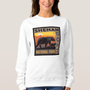 Shenandoah National Park   Mama Bear & Cubs Sweatshirt