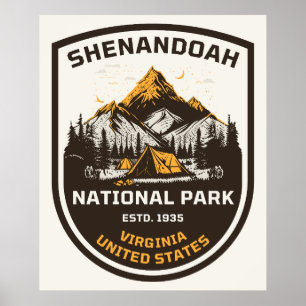 Shenandoah National Park Outdoors and Nature Poster