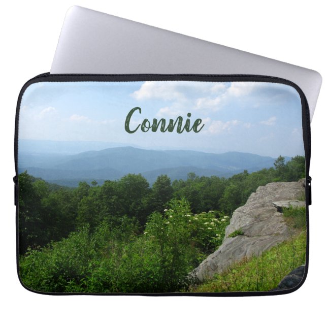 Shenandoah National Park Personalised Laptop Sleeve (Front)