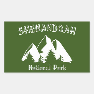 Shenandoah National Park Rectangular Sticker