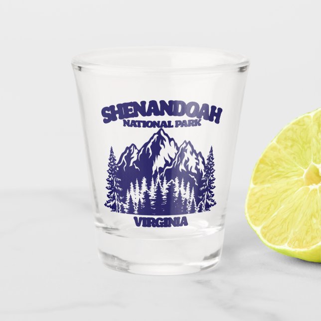 Shenandoah National Park Shot Glass (Front)