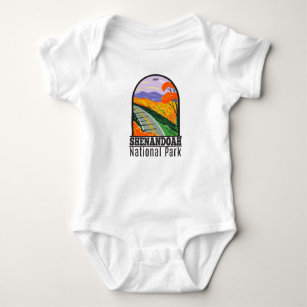 Shenandoah National Park Skyline Drive Virginia  Baby Bodysuit