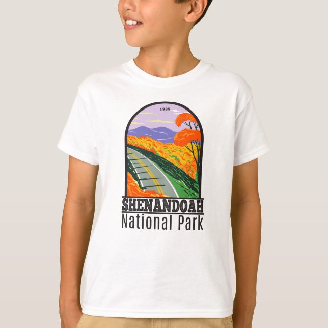 Shenandoah National Park Skyline Drive Virginia T- T-Shirt (Front)