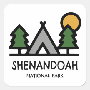 Shenandoah National Park Square Sticker