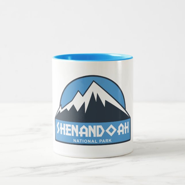 Shenandoah National Park Two-Tone Coffee Mug (Center)