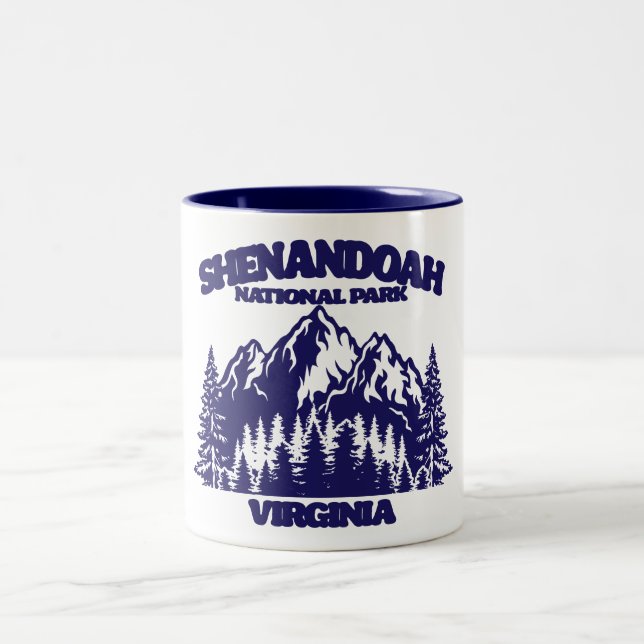 Shenandoah National Park Two-Tone Coffee Mug (Center)