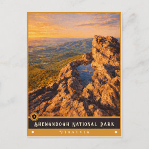 Shenandoah National Park Vintage Postcard