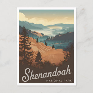 Shenandoah National Park Vintage Postcard