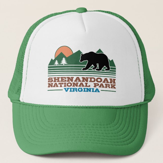 Shenandoah National Park Virginia Trucker Hat (Front)