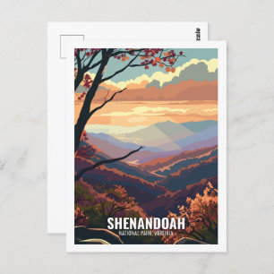 Shenandoah National Park Virginia USA Postcard