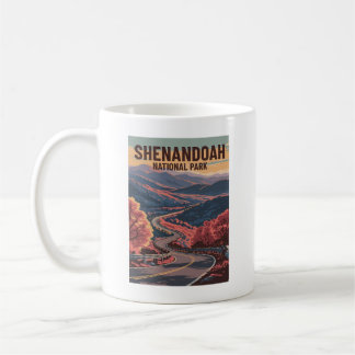 Shenandoah National Park Virginia Wilderness Art Coffee Mug