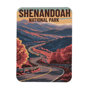 Shenandoah National Park Virginia Wilderness Art Magnet