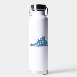 Shenandoah National Park Virginia Wood Grain Water Bottle