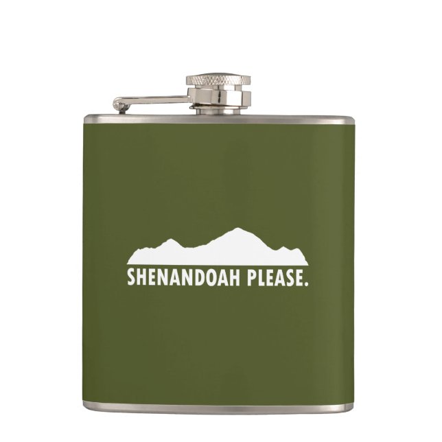 Shenandoah Please Hip Flask (Front)