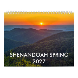 Shenandoah Spring 2027 12-Month Wall Calendar