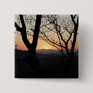 Shenandoah Sunset National Park Landscape 15 Cm Square Badge