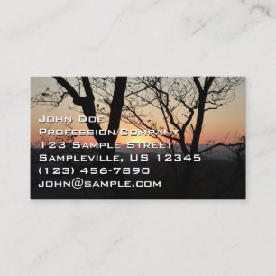 Shenandoah Sunset National Park Landscape Business Card