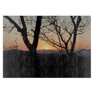 Shenandoah Sunset National Park Landscape Cutting Board