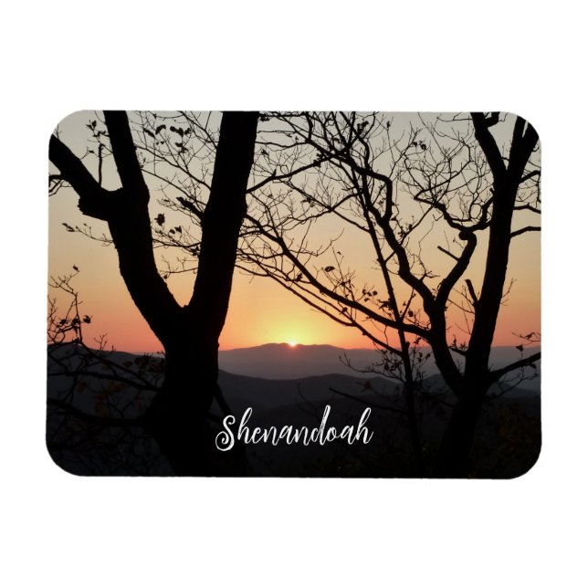 Shenandoah Sunset National Park Landscape Magnet (Horizontal)