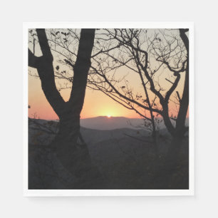 Shenandoah Sunset National Park Landscape Napkin
