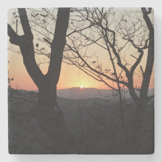 Shenandoah Sunset National Park Landscape Stone Coaster