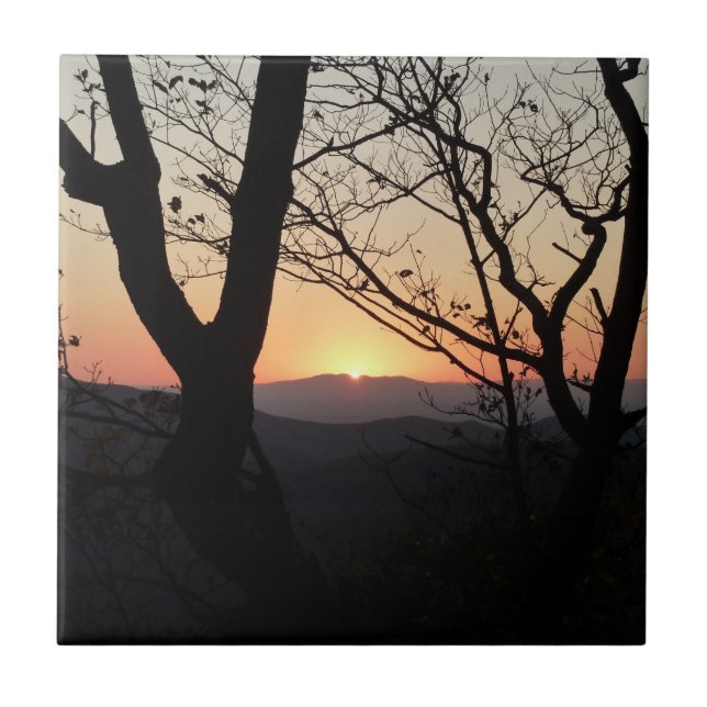 Shenandoah Sunset National Park Landscape Tile (Front)