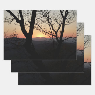 Shenandoah Sunset National Park Landscape Wrapping Paper Sheet