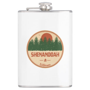 Shenandoah Wilderness Virginia Hip Flask