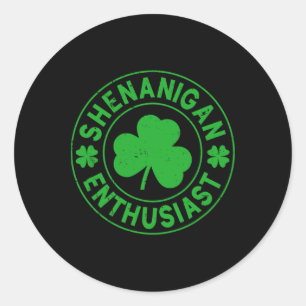 Shenanigan Enthusiast Classic Round Sticker
