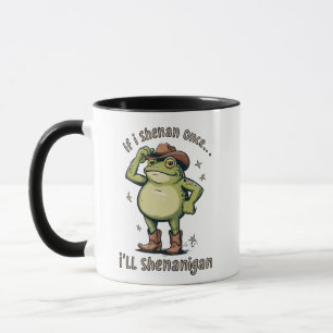 Shenanigan Funny Mental Health Frog Mug