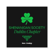 Shenanigan Society Dublin Chapter Vintage Heritage